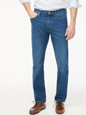 J. Crew Factory Straight-fit jean in vintage stretch
